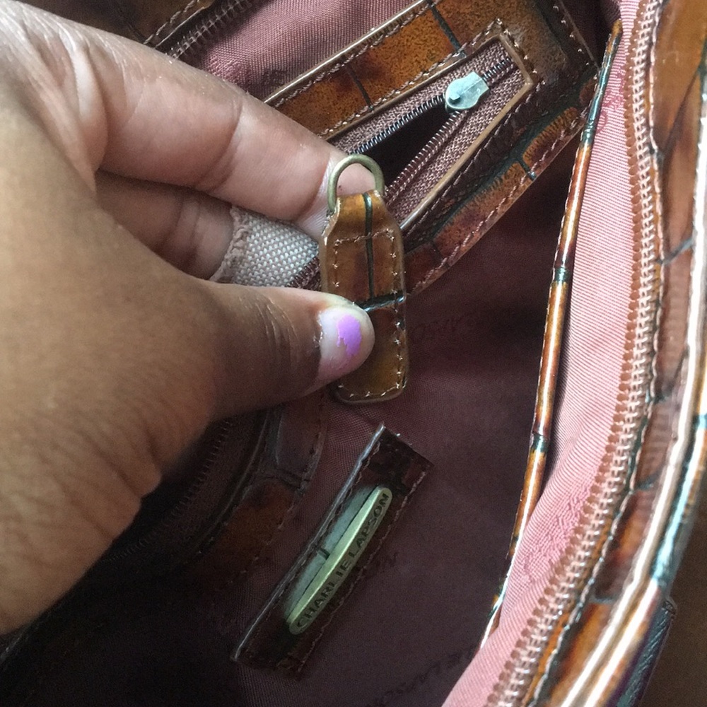 Charlie Lapson Brown Handbag - Picture 8 of 8